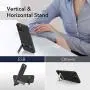 ESR Metal Kickstand Case Compatible with iPhone 12 Pro Max 6.7-Inch [Patented Two-Way Stand] [Reinforced Drop Protection] [Soft and Flexible Back] - Translucent Black