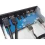 UCEC 5.25 Inch Metal Front Panel USB Hub - with 2X USB 3.0 Ports & 2X USB 2.0 Ports & 1x HD Audio Port for Computer Case UCEC 5.25 Inch Metal Front Panel USB Hub - with 2X USB 3.0 Ports & 2X USB 2.0 Ports & 1x HD Audio Port for Computer Case