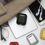 Metal AirPods Case, Full Protective Cover Accessories Compatible with Airpods Wireless Charging Case-Black