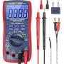 AstroAI Digital Multimeter, TRMS 6000 Counts Volt Meter Manual and Auto Ranging; Measures Voltage Tester, Current, Resistance, Continuity, Frequency; Tests Diodes, Transistors, Temperature