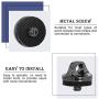 KingBra New 6pcs Quick Install Metal Screw for Quick Release Neck Strap/R-Strap/Neck Sling Strap, 1/4 Screw Mouth Designed for Holder for DSLR/SLR/Evil Camera with Quick Mounting