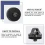 KingBra New 6pcs Quick Install Metal Screw for Quick Release Neck Strap/R-Strap/Neck Sling Strap, 1/4 Screw Mouth Designed for Holder for DSLR/SLR/Evil Camera with Quick Mounting