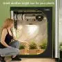 VIVOSUN 96''x48''x80'' Mylar Hydroponic Grow Tent with Observation Window and Floor Tray for Indoor Plant Growing 4x8