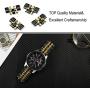 TRUMiRR 22mm Quick Release Watch Band Stainless Steel Butterfly Buckle Strap for Samsung Gear S3 Classic Frontier, Galaxy Watch 46mm, Gear 2 R380 R381 R382, Moto 360 2 46mm