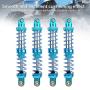 Tbest Shock Absorber Damper, 4pcs RC Update Part Metal Shock Damper + Spare Springs for TRX4 SCX10 D90 1/10 RC Crawler(100mm)