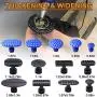 Manelord Auto Body Dent Repair Kit, Car Dent Puller with Golden Dent Puller for Auto Body Dent Removal, Minor Dent and Deep Dent Removal Manelord Auto Body Dent Repair Kit, Car Dent Puller with Golden Dent Puller for Auto Body Dent Removal, Minor Dent and Deep Dent Removal