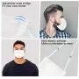 Disposable Face Masks 50 Pack, Eventronic 3 Ply Breathable Face Masks with Comfortable Elastic Ear Loop For Adults Men Women Teens (White)