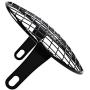 TASWK Motorcycle Retro 6.5'' CREE LED Headlight + Metal Mesh Grille Cover Cafe Racer Bobber