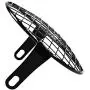 TASWK Motorcycle Retro 6.5'' CREE LED Headlight + Metal Mesh Grille Cover Cafe Racer Bobber