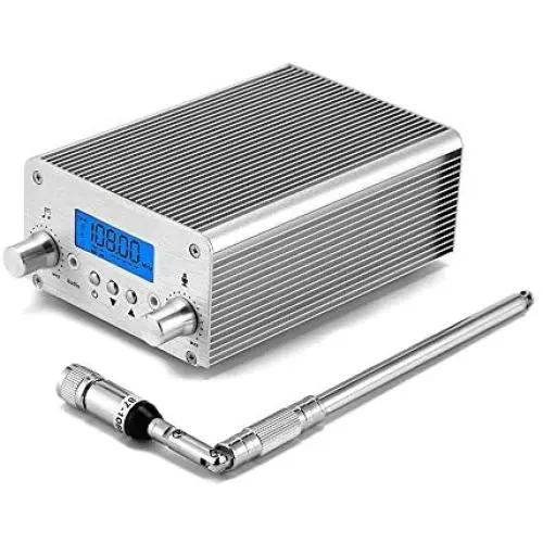 FM Transmitter, 15W FM Radio Transmitter,Fm Transmitter for Church,76~108MHz Wireless Broadcast FM Transmitter with PC Control, Intelligent Broadcast Metal Shell with Antenna for Drive-in Church FM Transmitter, 15W FM Radio Transmitter,Fm Transmitter for Church,76~108MHz Wireless Broadcast FM Transmitter with PC Control, Intelligent Broadcast Metal Shell with Antenna for Drive-in Church