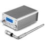 FM Transmitter, 15W FM Radio Transmitter,Fm Transmitter for Church,76~108MHz Wireless Broadcast FM Transmitter with PC Control, Intelligent Broadcast Metal Shell with Antenna for Drive-in Church