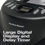 Hamilton Beach Bread Maker Machine 2 Lb Capacity Digital, Programmable, 12 Settings + Gluten Free, Dishwasher Safe Pan + 2 Kneading Paddles, Black (29882)