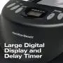 Hamilton Beach Bread Maker Machine 2 Lb Capacity Digital, Programmable, 12 Settings + Gluten Free, Dishwasher Safe Pan + 2 Kneading Paddles, Black (29882) Hamilton Beach Bread Maker Machine 2 Lb Capacity Digital, Programmable, 12 Settings + Gluten Free, Dishwasher Safe Pan + 2 Kneading Paddles, Black (29882)