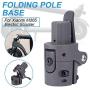 Generic Brands FEC Electric Scooter Folding Pole Base, Lock Screw Hook Metal Connector Replacement Spare Parts Compatible for Mijia M365 Electric Scooter（Black）