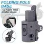Generic Brands FEC Electric Scooter Folding Pole Base, Lock Screw Hook Metal Connector Replacement Spare Parts Compatible for Mijia M365 Electric Scooter（Black）