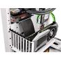 Thermaltake Core P3 ATX Tempered Glass Gaming Computer Case Chassis, Open Frame Panoramic Viewing, White Edition, CA-1G4-00M6WN-05,Snow