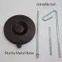 Tosnail Universal Cone and Spool Stand Thread Holder with Sturdy Metal Base Tosnail Universal Cone and Spool Stand Thread Holder with Sturdy Metal Base