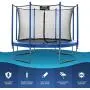 Upper Bounce Enclosed Trampoline with Safety Net System – Outdoor Trampoline - ASTM Certified Backyard Trampoline for Kids - Adults – Variant Color Spring Cover Padding Upper Bounce Enclosed Trampoline with Safety Net System – Outdoor Trampoline - ASTM Certified Backyard Trampoline for Kids - Adults – Variant Color Spring Cover Padding