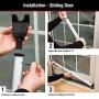 Master Lock 265D Door Security Bar, White