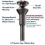Weiler 56490 Mounting Mandrel For Cut-Off Wheels W/3/8'' Arbor Hole, 1/4'' Stem Weiler 56490 Mounting Mandrel For Cut-Off Wheels W/3/8'' Arbor Hole, 1/4'' Stem