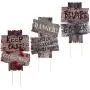 Halloween Outdoor Decorations Yard Signs with Metal Stakes for Scary Outdoor Décor Halloween Props - Beware - Do Not Enter Creepy Sidewalk Lawn Yard Warning Signs (3 Piece Set, 16.5 x 12 Inches) Halloween Outdoor Decorations Yard Signs with Metal Stakes for Scary Outdoor Décor Halloween Props - Beware - Do Not Enter Creepy Sidewalk Lawn Yard Warning Signs (3 Piece Set, 16.5 x 12 Inches)