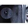 Ginsco 102pcs 6.3mm 8mm 9mm 10mm Nylon Bumper Push Fasteners Rivet Clips Expansion Screws Replacement Kit