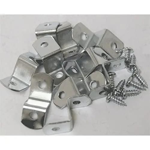888 Corp 1/2'' Canvas Offset Clips Extra Heavy Duty with Screws 10 Pack