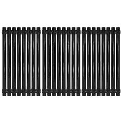 Hongso PCA343 Porcelain Steel Cooking Grid Replacement for Select Uniflame Gas Grill Models, Grill Grates for Backyard Grill Models, 16 3/8'' Grill Replacement, Pack of 3