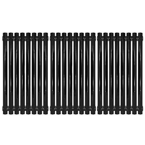 Hongso PCA343 Porcelain Steel Cooking Grid Replacement for Select Uniflame Gas Grill Models, Grill Grates for Backyard Grill Models, 16 3/8'' Grill Replacement, Pack of 3