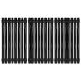 Hongso PCA343 Porcelain Steel Cooking Grid Replacement for Select Uniflame Gas Grill Models, Grill Grates for Backyard Grill Models, 16 3/8'' Grill Replacement, Pack of 3