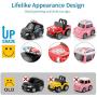 Geyiie Toys Pull Back Vehicles, Car Toy Play Set, 8 Packs, Friction Powered Die-cast Cars Trucks Playset for Boys Girls Toddler Kids Indoor Outdoor Gifts Party Favors