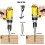 Damaged&Stripped Screw Extractor Remover Tool and Drill Bit Set. Broken Bolt Extractor and Screw Remover Set of 6 Pcs