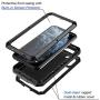 iPhone 11 Pro Max Case, Heavy Duty Shockproof [Tough Armour] Metal Case with Built-in Screen Protector, 360 Full Body Protective Cover for iPhone 11 Pro Max (6.5 Inch), Dust Proof Design -Black