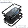 iPhone 11 Pro Max Case, Heavy Duty Shockproof [Tough Armour] Metal Case with Built-in Screen Protector, 360 Full Body Protective Cover for iPhone 11 Pro Max (6.5 Inch), Dust Proof Design -Black