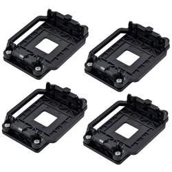 NA Plastic AMD CPU Fan Heatsink Base Stand 4pcs Black for AM2 AM3 AM2 AM3