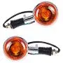 2X Amber Turn Indicator Signal Light Blinker Lens For Yamaha Virago 85-99 2X Amber Turn Indicator Signal Light Blinker Lens For Yamaha Virago 85-99