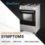Ultra Durable KN002 RKE Universal Electric Range Knob Kit Replacement by Blue Stars - Exact Fit for Many Range/Oven Brands - Replaces AP5641247 MA-XP6 RK103
