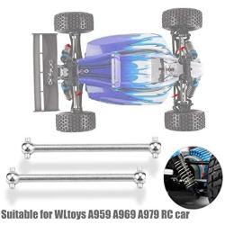 RC Car Drive Shaft, 2Pcs Metal Dog Bone Drive Shaft for WLtoys A959 A969 A979 RC Car Upgrade Accessory Parts