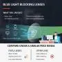 Blue Light Blocking Glasses Women/Men,Round Computer Lightweight Eyeglasses Frame Metal Legs, Reading Gaming Glasses Blue Light Blocking Glasses Women/Men,Round Computer Lightweight Eyeglasses Frame Metal Legs, Reading Gaming Glasses