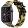 Fintie Band Compatible with Apple Watch 44mm 42mm Series 6/5/4/3/2/1 iWatch SE, Lightweight Breathable Woven Nylon Sport Wrist Strap with Metal Buckle Compatible All Versions 44mm 42mm Apple Watch