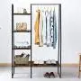 Tangkula Metal Garment Rack, Free Standing Closet Storage Organizer w/ 5 Shelves & Hanging Bar, Open Wardrobe Rack for Hanging Clothes and Storage, Clothes Rack for Bedroom Living Room Entryway Tangkula Metal Garment Rack, Free Standing Closet Storage Organizer w/ 5 Shelves & Hanging Bar, Open Wardrobe Rack for Hanging Clothes and Storage, Clothes Rack for Bedroom Living Room Entryway