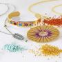 Miyuki Delica Seed Beads Bundle: Size 11/0, Palette Collection DB41, DB148, DB602