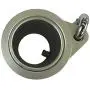 Aluminum Metal 1” Silver Rotating Flag Mounting Rings Long