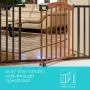 Summer Decorative Wood & Metal Safety Baby Gate, New Zealand Pine Wood and a Slate Metal Finish – 32” Tall, Fits Openings up to 36” to 60” Wide, Baby and Pet Gate for Doorways Summer Decorative Wood & Metal Safety Baby Gate, New Zealand Pine Wood and a Slate Metal Finish – 32” Tall, Fits Openings up to 36” to 60” Wide, Baby and Pet Gate for Doorways