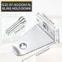 2 Inch Metal Hold Down Brackets and Pins, Blind Brackets Blind Holder Replacements for Horizontal Blinds Shades Windows Doors (8) 2 Inch Metal Hold Down Brackets and Pins, Blind Brackets Blind Holder Replacements for Horizontal Blinds Shades Windows Doors (8)