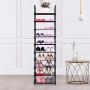 OYREL Shoe Rack, Sturdy Metal Shoe Rack Organizer,Narrow Shoe Rack,Shoe Racks for Closets,Shoes Rack,Shoe Stand,Shoe Shelf (10 Tier)