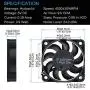 GDSTIME 2-Pack 50mm USB Fans, 5V Brushless DC Cooling Fan for Projector Humidifier Aromatherapy Small Appliances Series Replacement