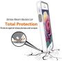 EXSEK iPhone 5/5S SE Case, Hybrid Impact Ultra Slim 3 Color Shockproof Case [Anti-Slip] [Extra Front Raised Lip] Scratch Resistant Soft Gel Hard PC Bumper Rugged Case for iPhone 5/5S (Grey)