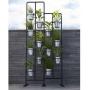 Vertical Metal Plant Stand 13 Tiers Display Plants Indoor or Outdoors on a Balcony Patio Garden or Use as a Room Divider or Vertical Garden Inside Your Home or Great for Urban Gardening (Dark Gray)