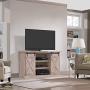 Pamari Wrangler Sliding Barn Door TV Stand, Ashland Pine
